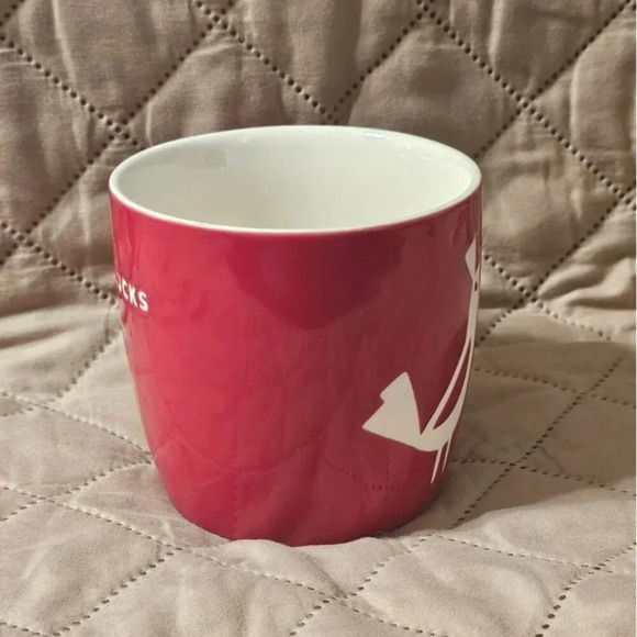 2011 Starbucks Partridge Christmas Mug Red White Coffee Hot Cocoa New Bone China - Picture 5 of 9